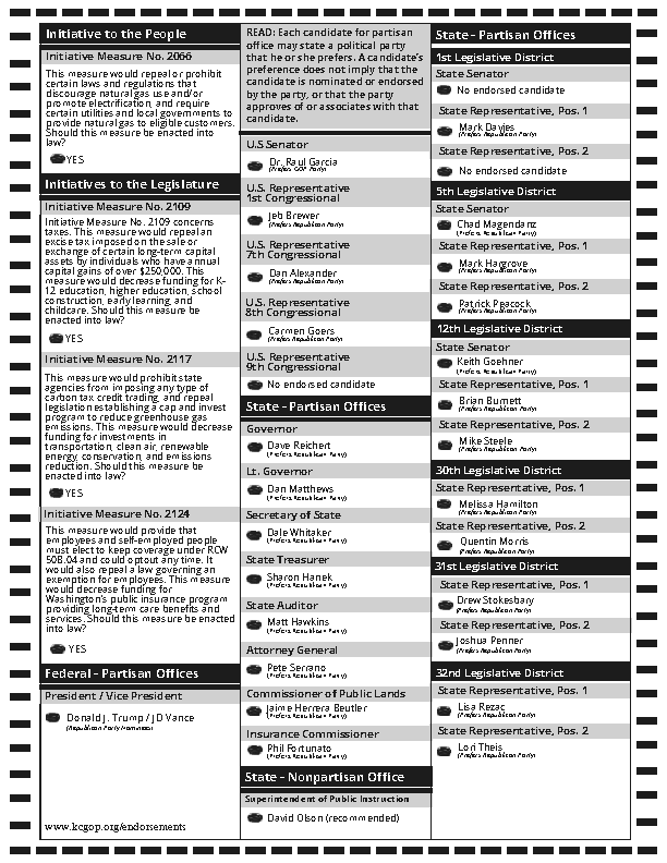 King County Ballot