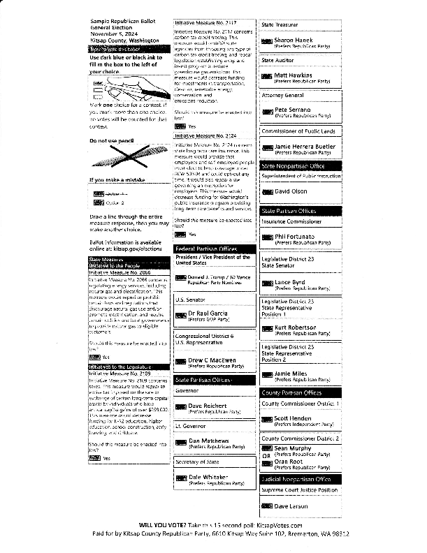 Kitsap County Ballot